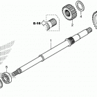 SXS500M 2AC Вал ведущий