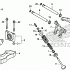 SXS700M2 A Распределительный вал и клапана