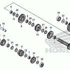 TRX250X AC Трансмиссия