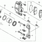 SXS500M 2AC Передний суппорт