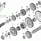SXS500M 2AC Трансмиссия