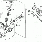 SXS500M 2AC Steering gear box@tie rod
