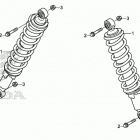SXS500M 2AC Задние амортизаторы