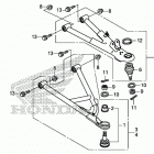SXS700M2 A Передняя подвеска