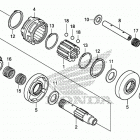 SXS700M2 A Задняя передача