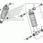 TRX250X AC Передние аммортизаторы
