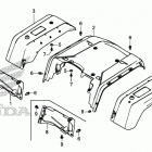 SXS500M 2AC Задний бампер