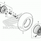 TRX250TM1 Переднее колесо