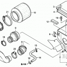TRX250TM1 Воздушный фильтр