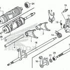 TRX420FA2 Gearshift fork (2)