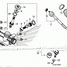 SXS1000M3D 2AC Steering gear box@tie rod