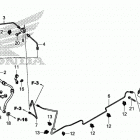 SXS500M 2AC Brake pipe