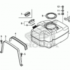 SXS700M2 A Топливный бак