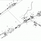 005 - Outlander T MAX 1000 EFI - XTP - T Regulation 04- drive - front section - common parts