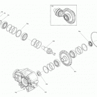 006 - Outlander MAX 650 EFI - XT - CE 04- drive - rear section - differential parts