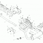 004 - Outlander T MAX 6X6 - 450 EFI - XU+ - T Regulation 02- engine - exhaust