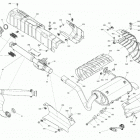 005 - Renegade 1000R EFI - XMR - North America 02- engine - exhaust