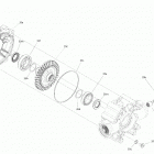 001 - Outlander MAX 6X6 - 450 EFI - DPS - North America 04- drive - rear section - middle drive unit