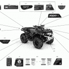 005 - Outlander 1000R EFI - XT_XTP_XXC - North America 07- body - decals - xtp - xxc