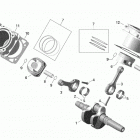 008 - Outlander MAX 850 EFI - North America 01- crankshaft, piston and cylinder - 850 efi