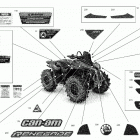 005 - Renegade 1000R EFI - XMR - North America 07- body - decals
