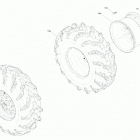 001 - Outlander 450 EFI - STD_XU - CE 04- drive - front section - wheels - xu