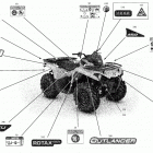 001 - Outlander 450 EFI - STD_XU - CE 07- body - decals  - std