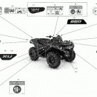 001 - Outlander 650 EFI - XU - CE 07- body - decals