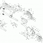 005 - Outlander MAX 650 EFI - XT - International 02- engine - exhaust