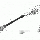 006 - Outlander T MAX 6X6 - 1000 EFI - XU+ - T Regulation 01- rotax - drive shaft