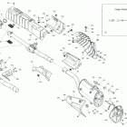 006 - Outlander MAX 650 EFI - XT - CE 02- engine - exhaust