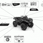 006 - Outlander MAX 650 EFI - XT - CE 07- body - decals
