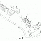 001 - Outlander T 6X6 - 450 EFI - XU+ - T Regulation 02- engine - exhaust
