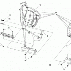 004 - DS 250 09- front bumper and footrests north america, inte...