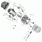 001 - Outlander 450 EFI - STD_DPS_Mossy Oak Edition - North America 01- rotax - cylinder head - 450