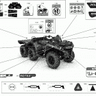 002 - Outlander T 6X6 - 650 EFI - XU+ - T Regulation 07- body - decals