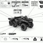 001 - Outlander T 6X6 - 450 EFI - XU+ - T Regulation 07- body - decals