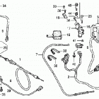TRX680FA Рычаги & переключатели & тросы