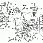 TRX680FA Головка цилиндра