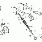 TRX400FA Распредвал и клапана