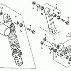 TRX400EX Задний амортизатор