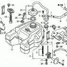 TRX400FA Топливный бак