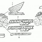 TRX400FA Наклейки