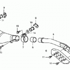 TRX400EX Глушитель