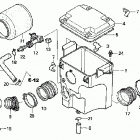 TRX400FA Воздухозаборник