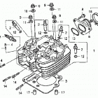 TRX400EX Головка цилиндра