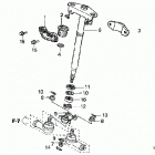 TRX400FA Рулевой вал