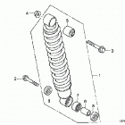 TRX400FA Задний амортизатор