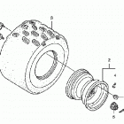 TRX400EX Заднее колесо