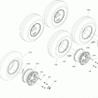 002 - Outlander T 6X6 - 650 EFI - T Regulation 07- wheels and tires - pro+